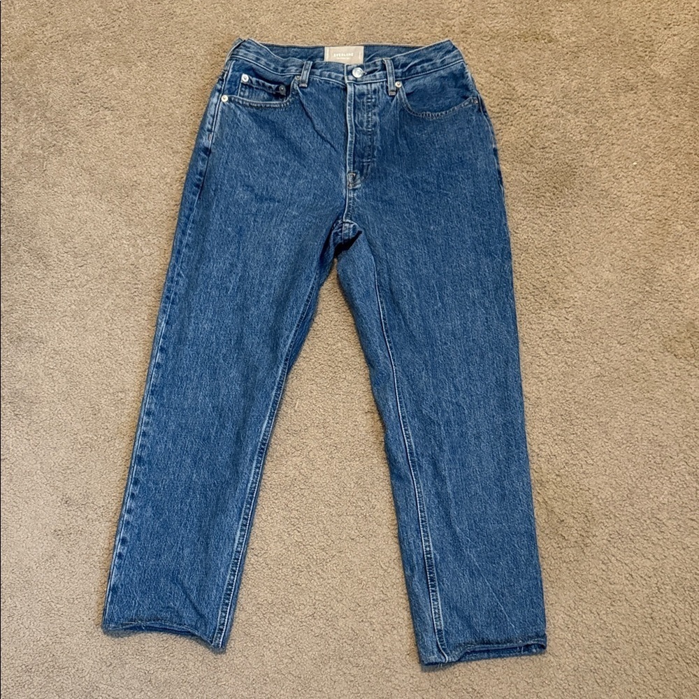 Everlane Women's Straight Blue Jeans